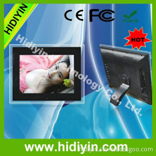 15 wall clock video digital photo frame with video loop